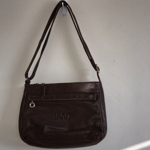 Vintage LAND Trentino crossbody leather purse